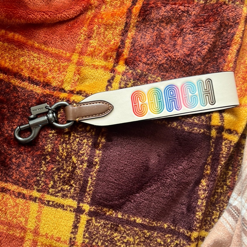 Coach Pride Accessory Key Chain 🤍